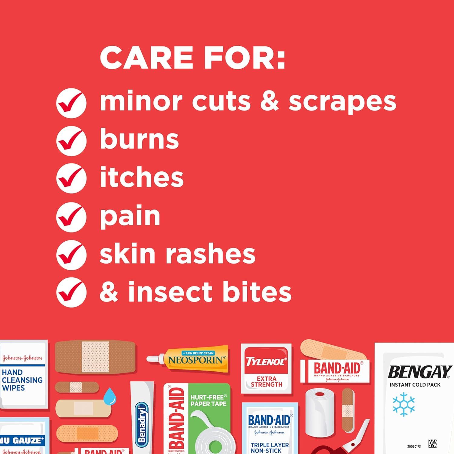 Kit de Primeros Auxilios Compacto Johnson & Johnson 160 Piezas