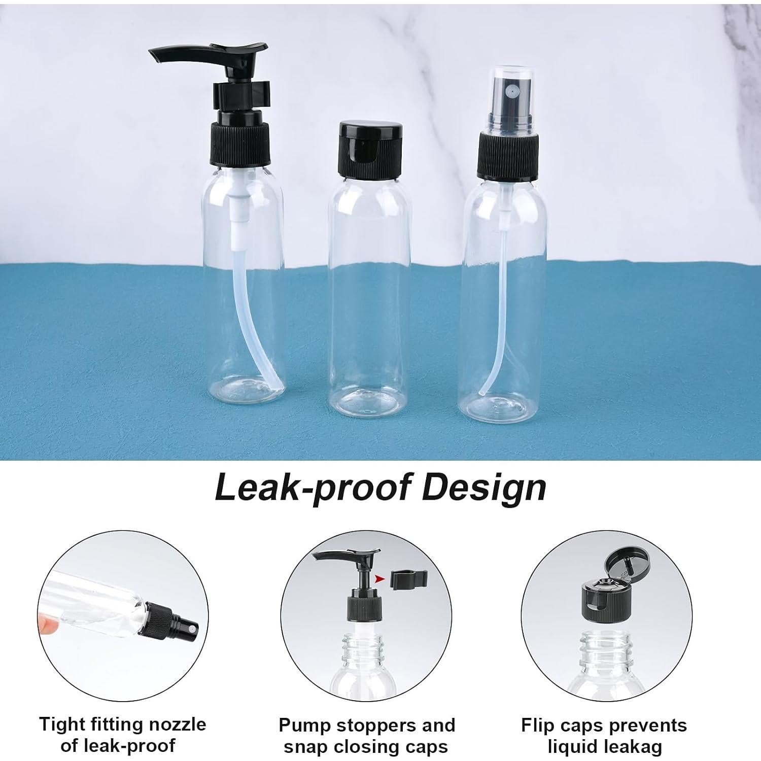 Set de Botellas de Viaje Cosywell 13 Piezas Aprobadas por TSA