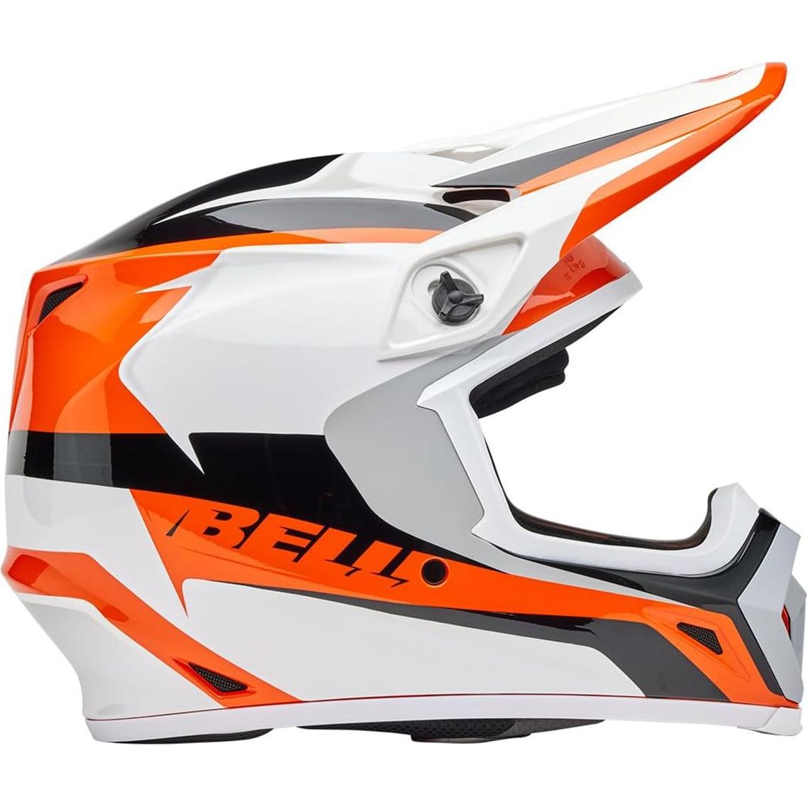 Casco de Motocross BELL MX-9 MIPS Naranja Brillante Grande
