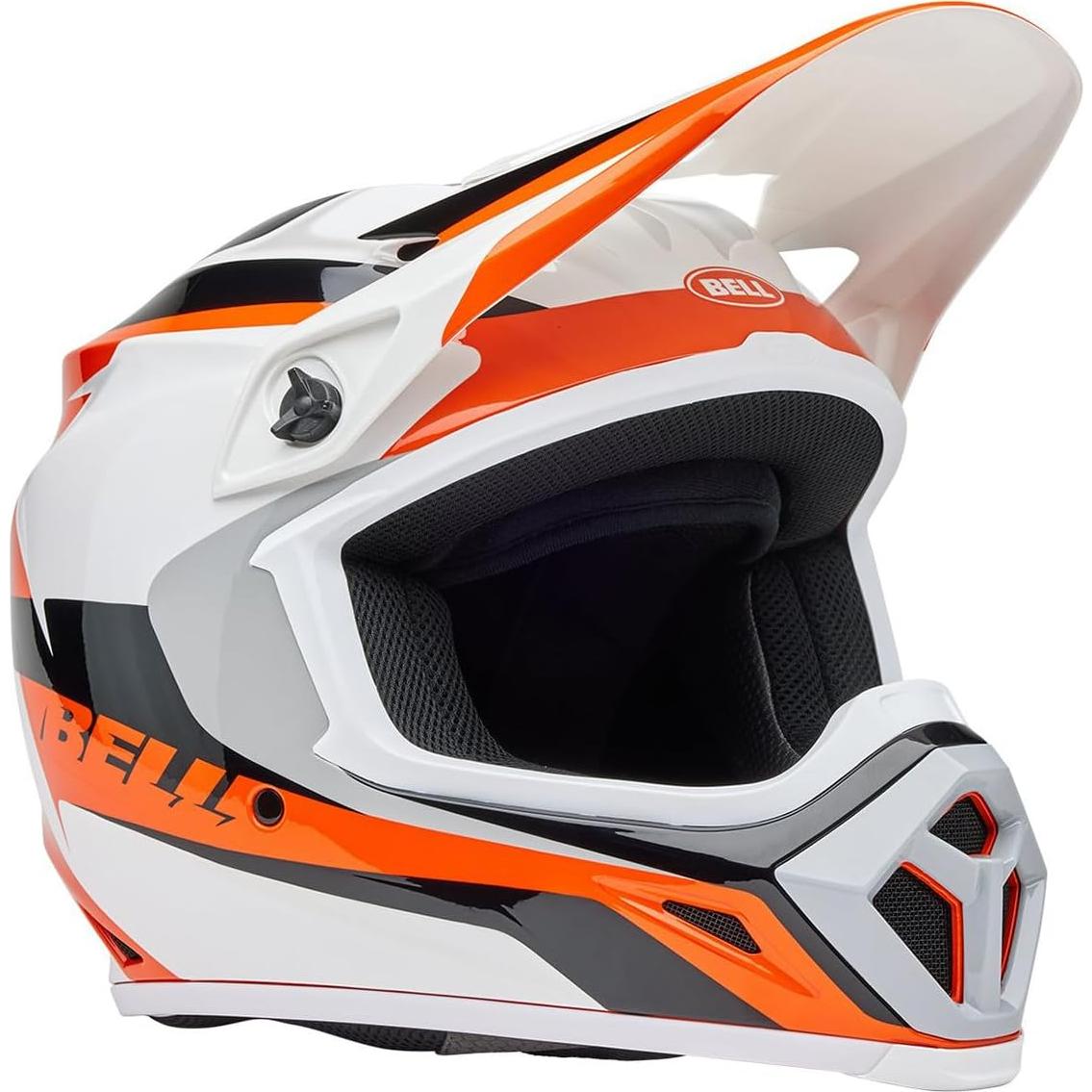 Casco de Motocross BELL MX-9 MIPS Naranja Brillante Grande