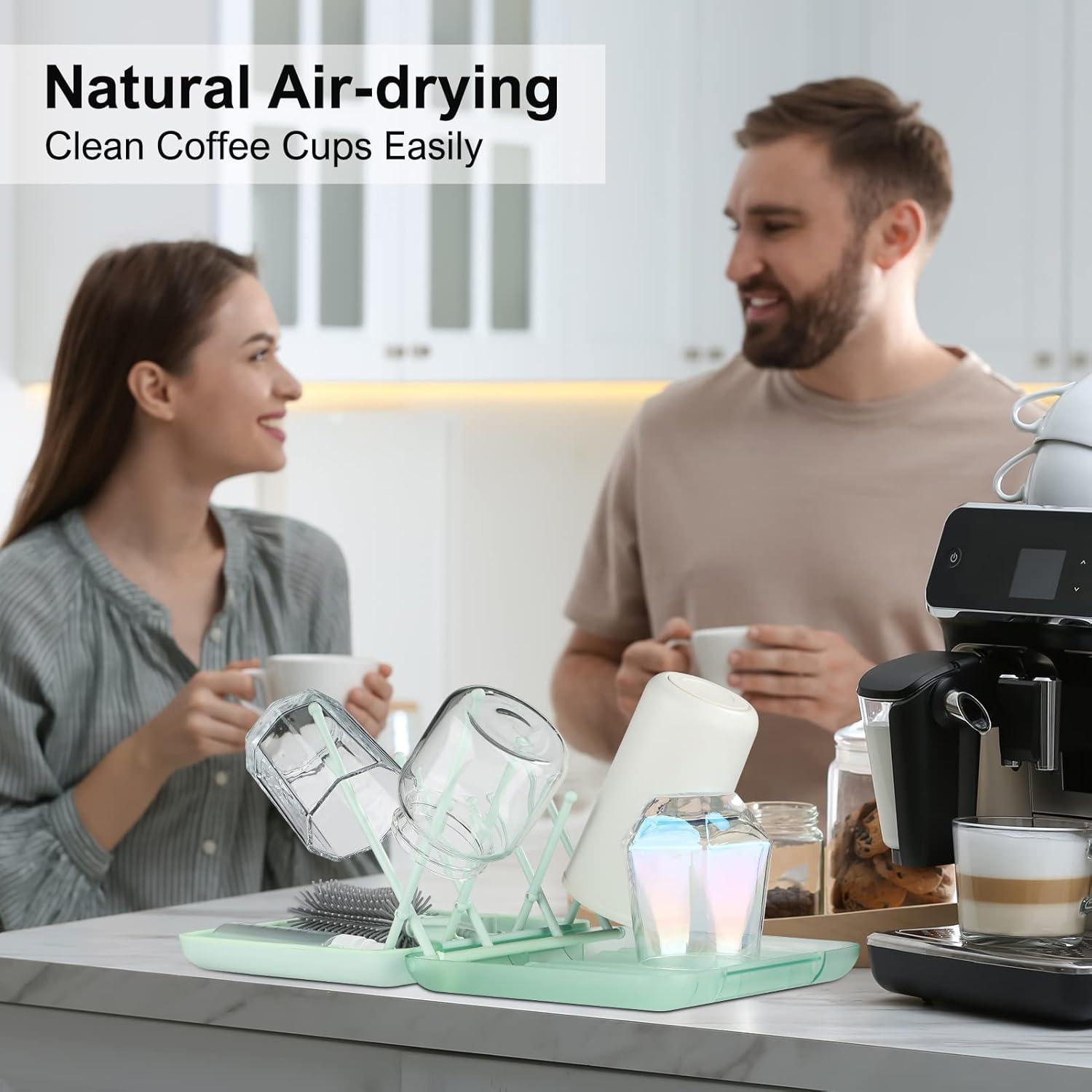 Juego de Cepillos para Botellas YomauiYee 6 en 1 Verde