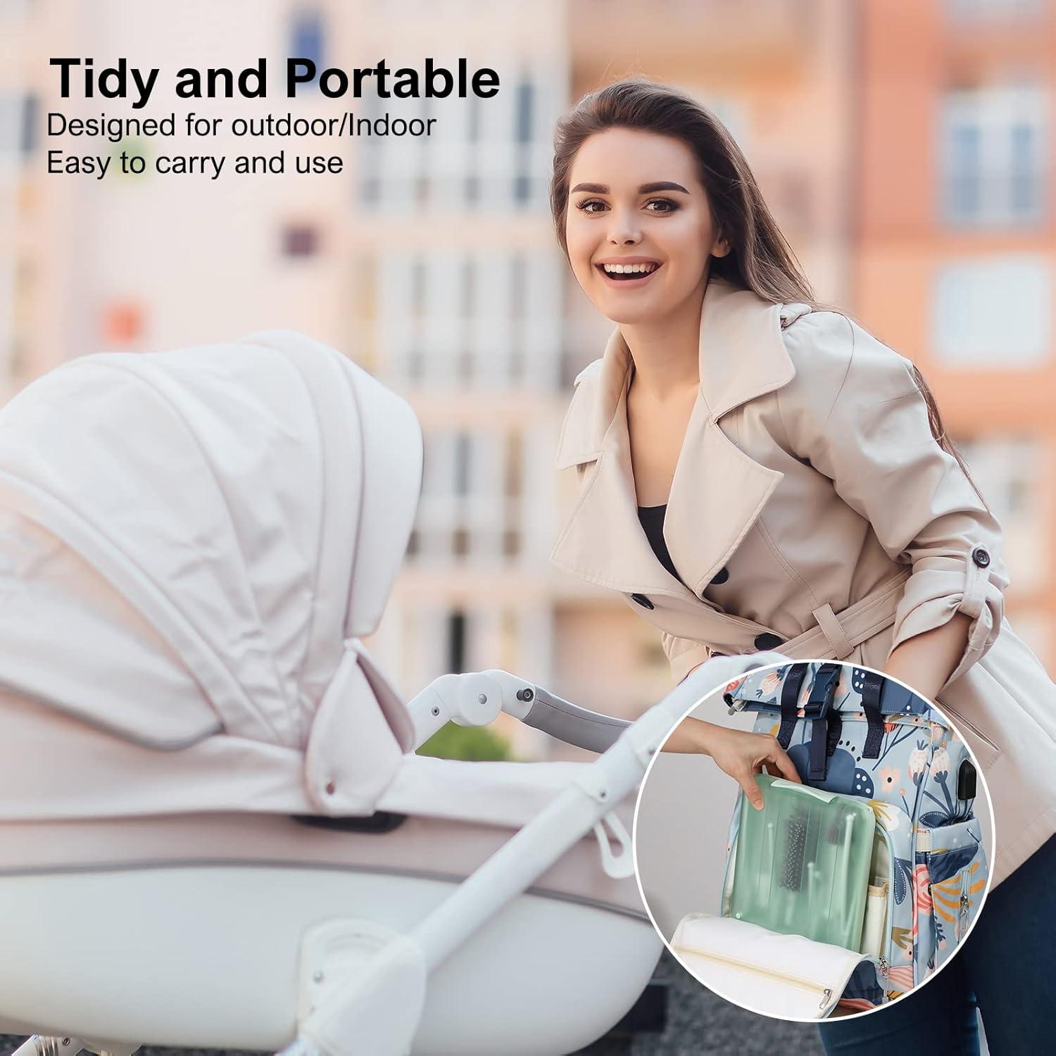 Juego de Cepillos para Botellas YomauiYee 6 en 1 Verde