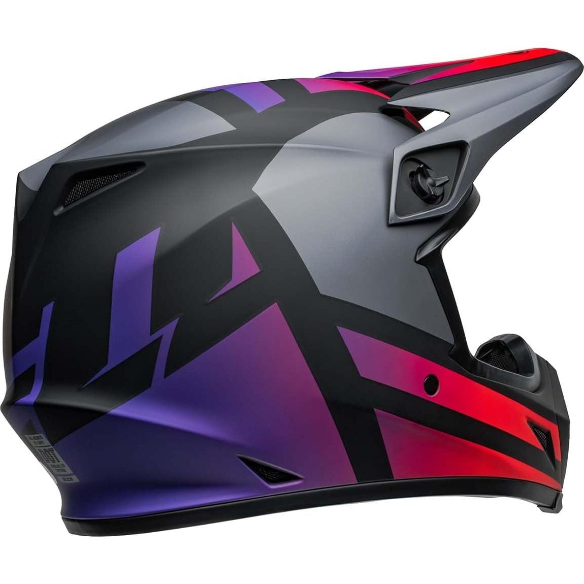 Casco BELL MX-9 MIPS Motocross Unisex XX-Large Negro/Rojo