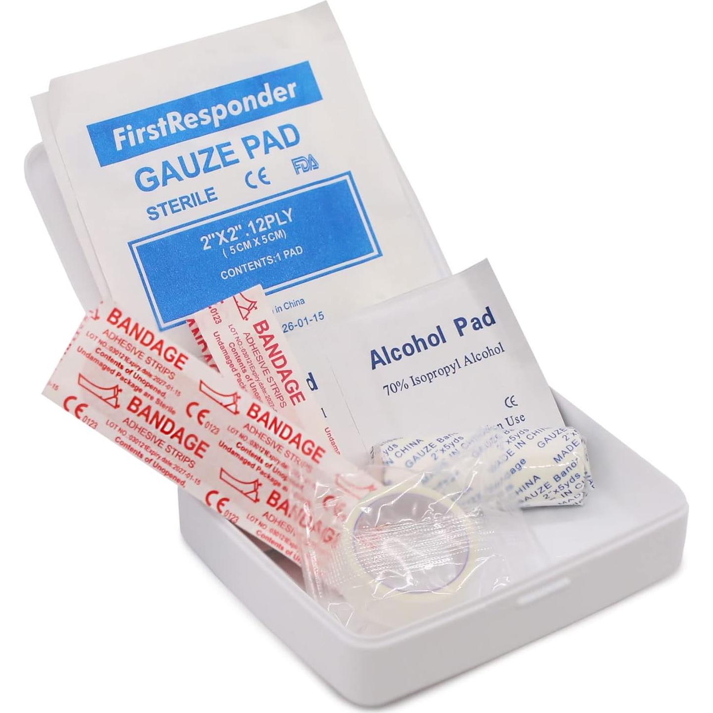 Kit de Primeros Auxilios DMI Mini 20 Piezas Compacto Portátil