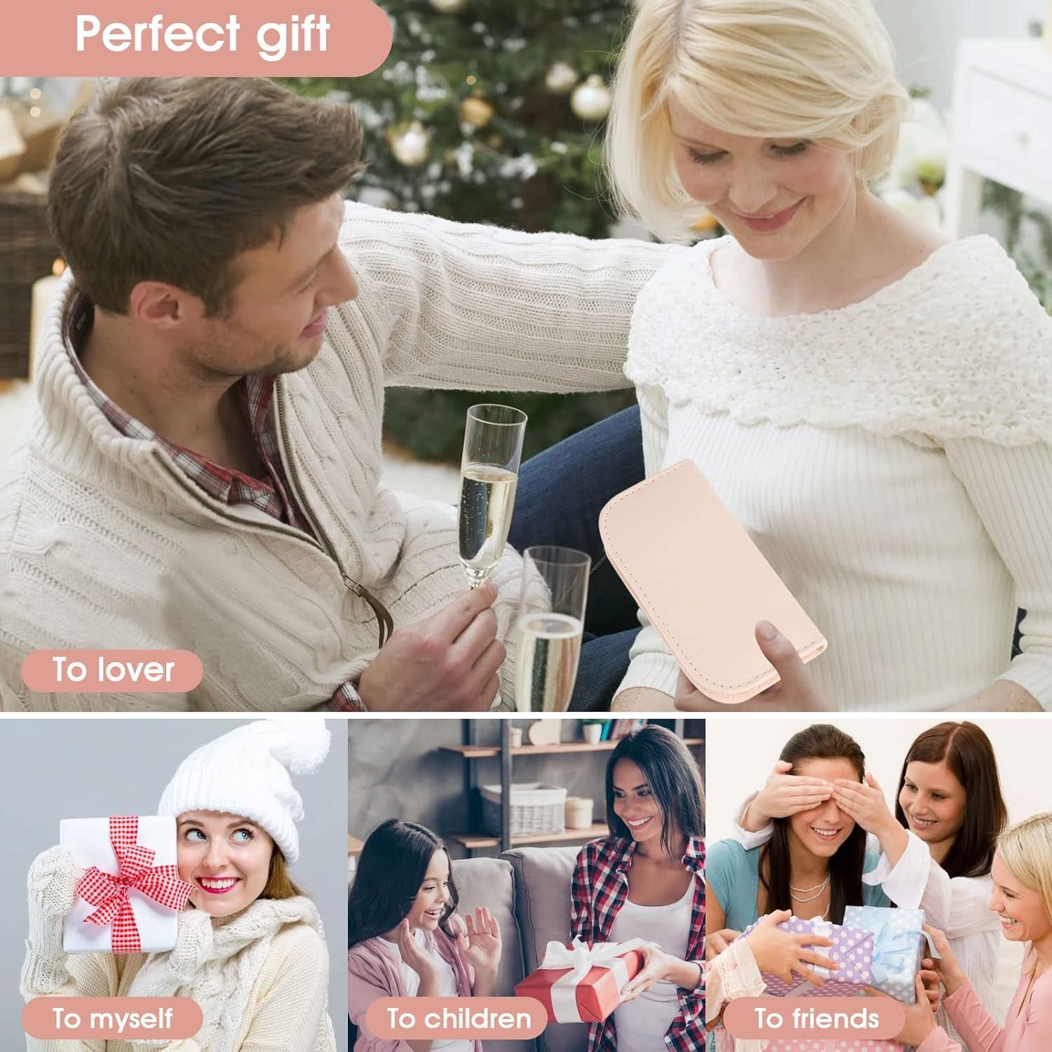 Set de Manicura 12 en 1 BOTEFEI Acero Inoxidable con Bolsa Rosa