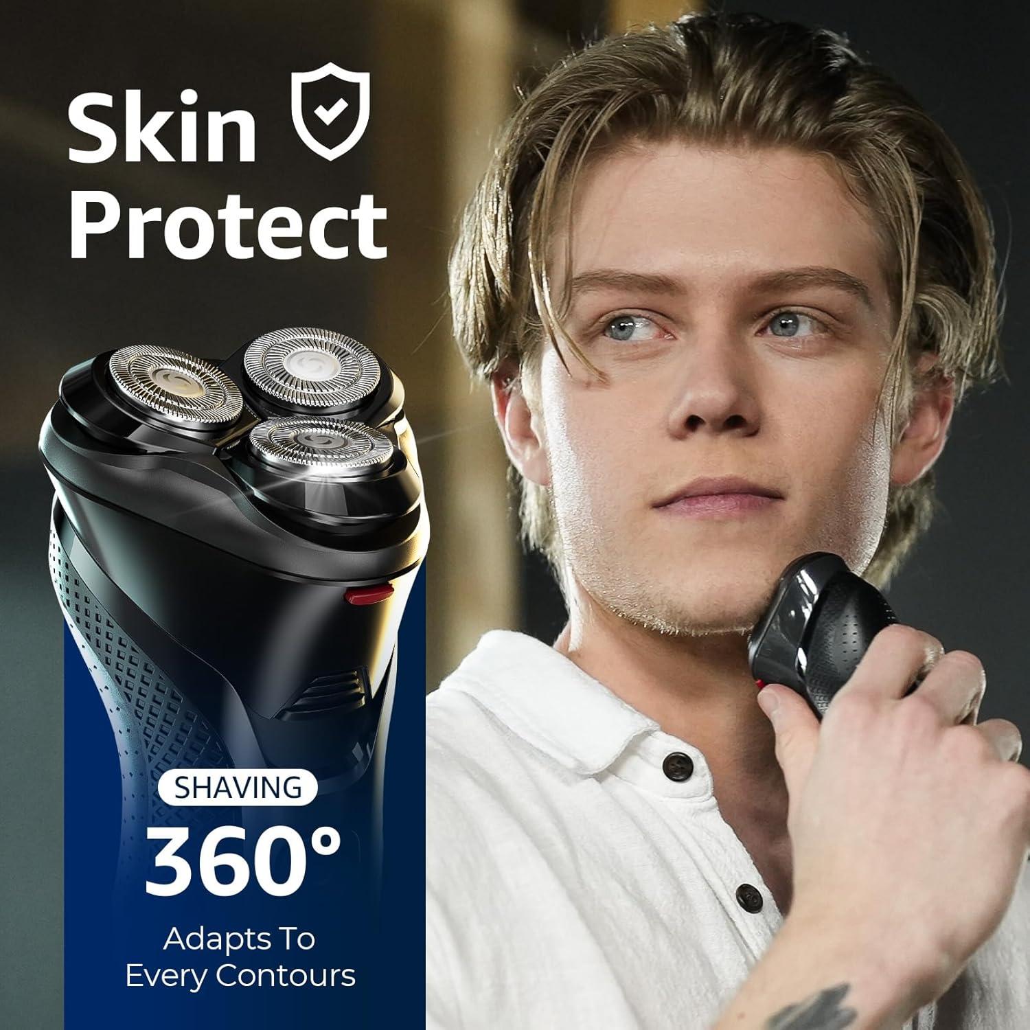 Afeitadora Eléctrica Inalámbrica Rategist 3 en 1 Impermeable