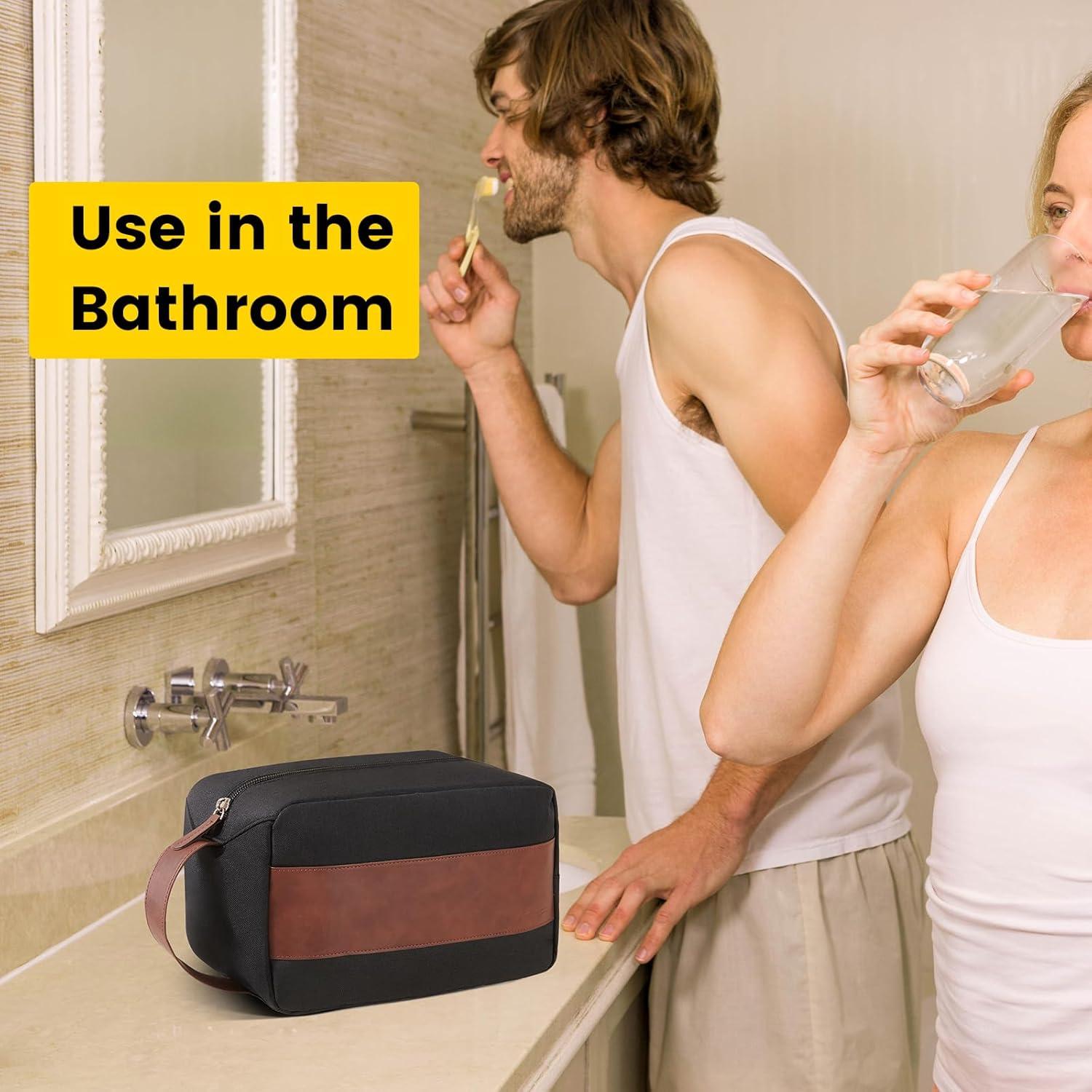 Bolsa de Aseo Grande Vorspack Negra Resistente al Agua