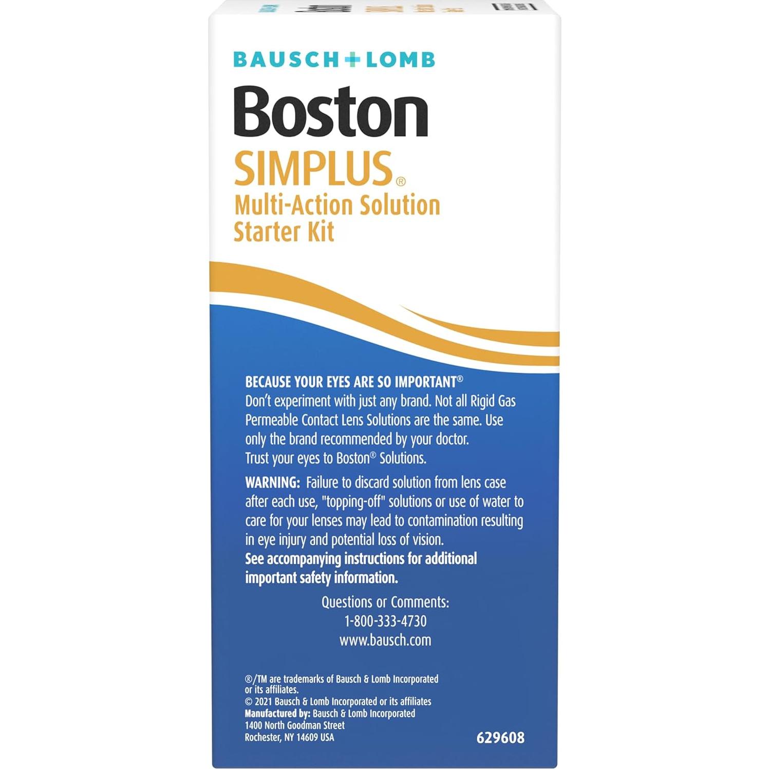 Boston SIMPLUS Solución Multi-Acción 30 mL para Lentes RGP