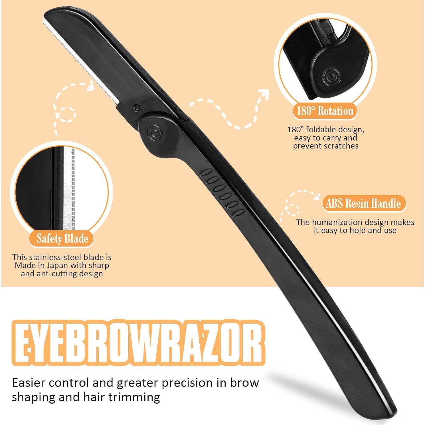 Juego de Pinzas Yougai 9 Piezas Acero Inoxidable Estuche