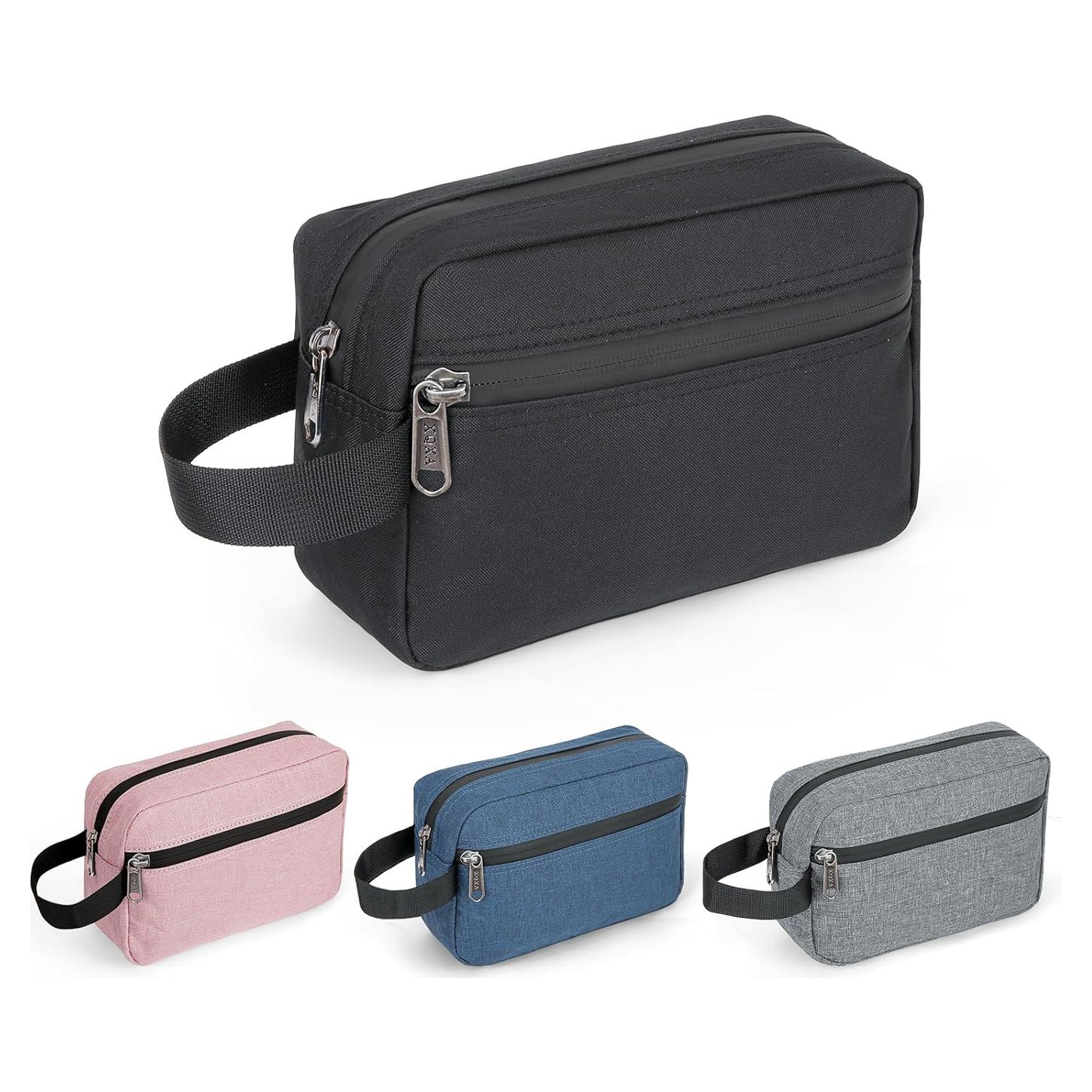 Bolsa de Aseo XQXA Negra para Viaje Unisex 20.3x13.7 cm