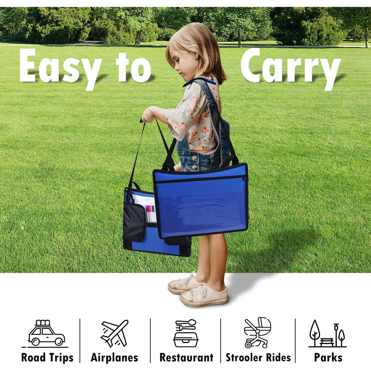 Bandeja de Viaje para Niños WENRENER Azul Marino 43x34cm 2PCS