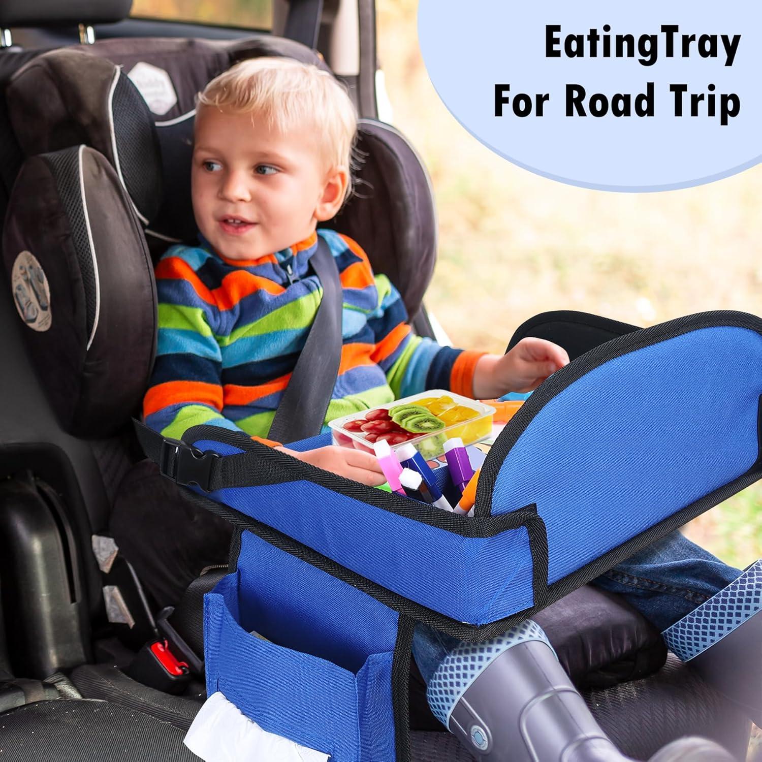 Bandeja de Viaje para Niños WENRENER Azul Marino 43x34cm 2PCS