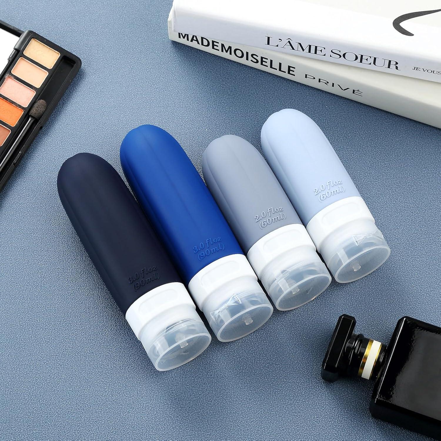 Gemice 16 Pack Botellas de Viaje Aprobadas por TSA - Accesorios Reutilizables