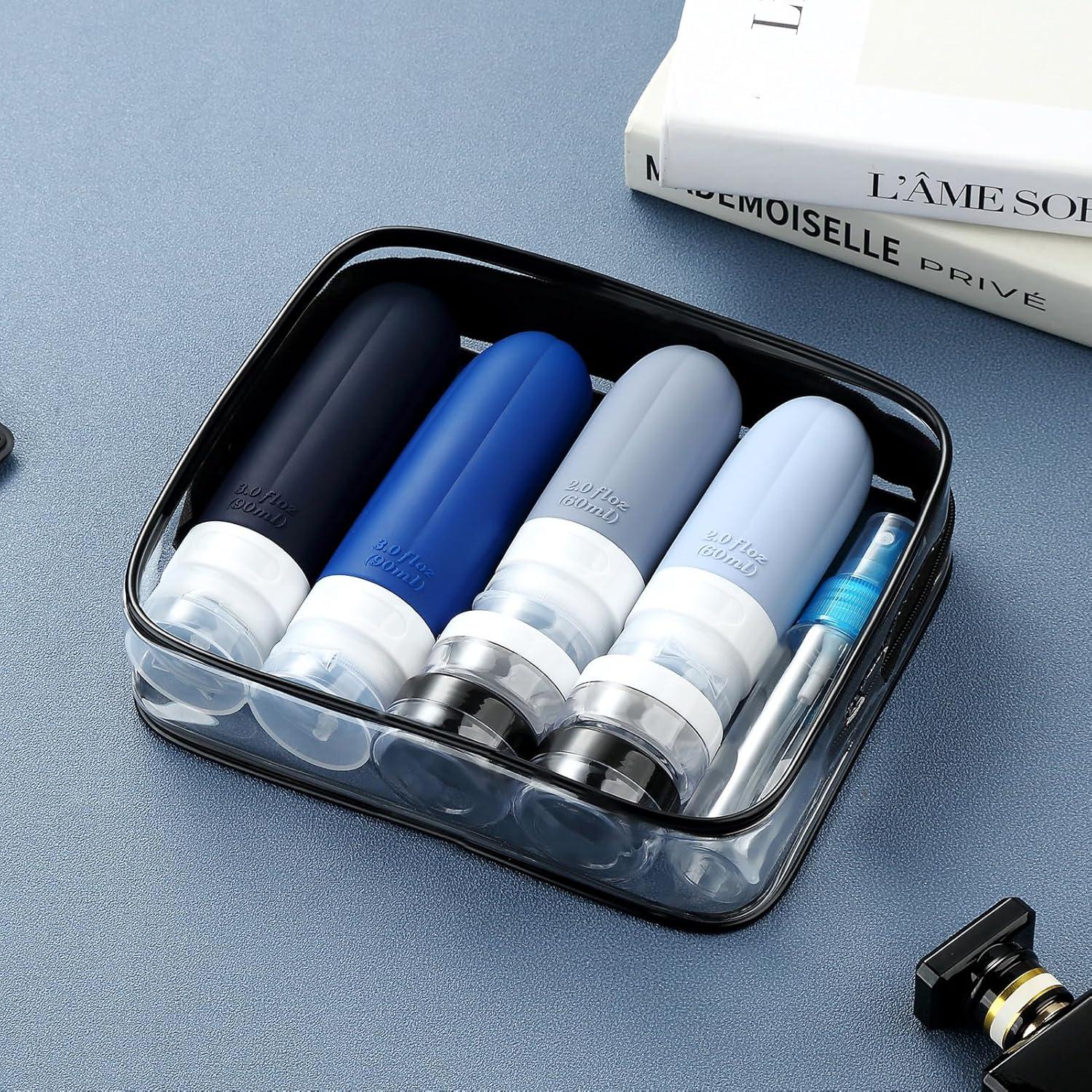 Gemice 16 Pack Botellas de Viaje Aprobadas por TSA - Accesorios Reutilizables