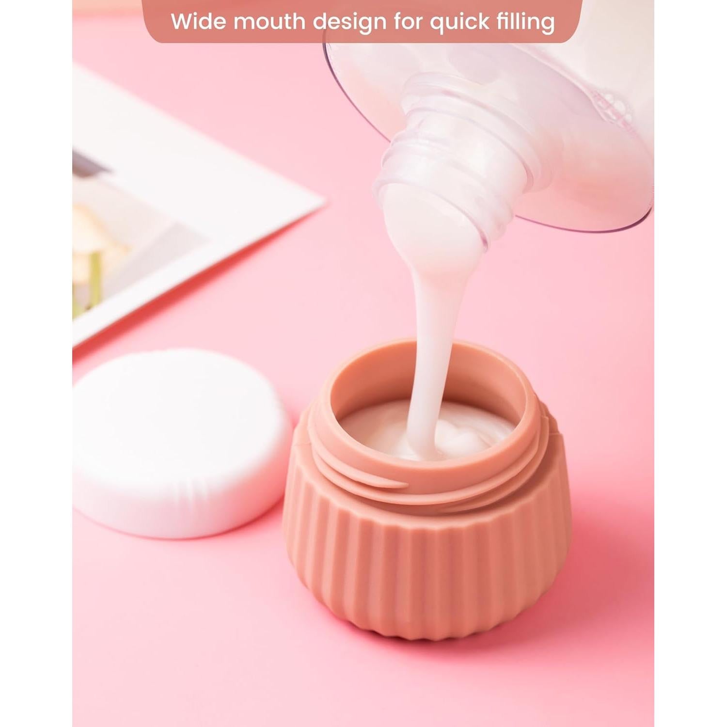 Set de Contenedores de Viaje Mrsdry 4 Piezas 30ML Aprobados por TSA