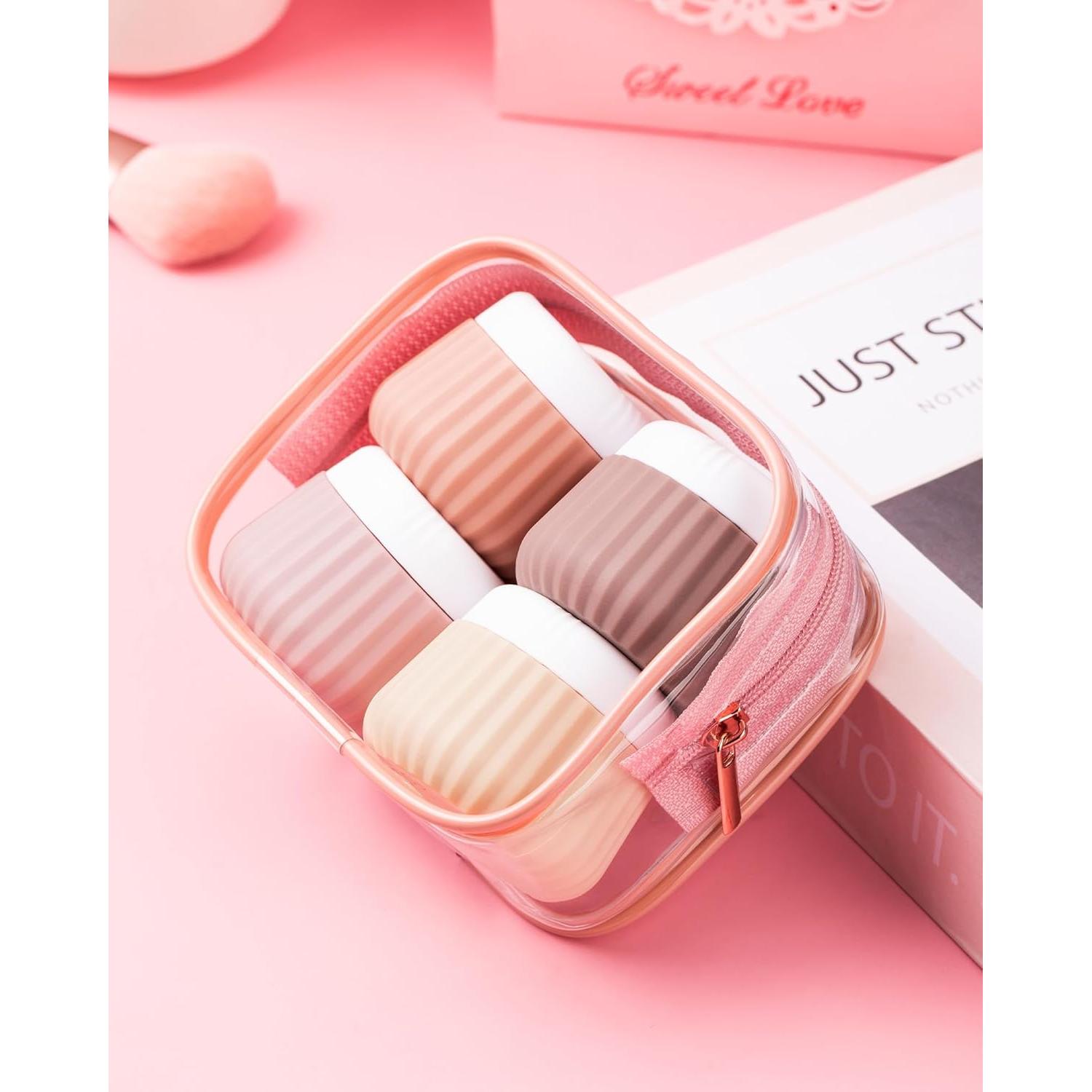 Set de Contenedores de Viaje Mrsdry 4 Piezas 30ML Aprobados por TSA