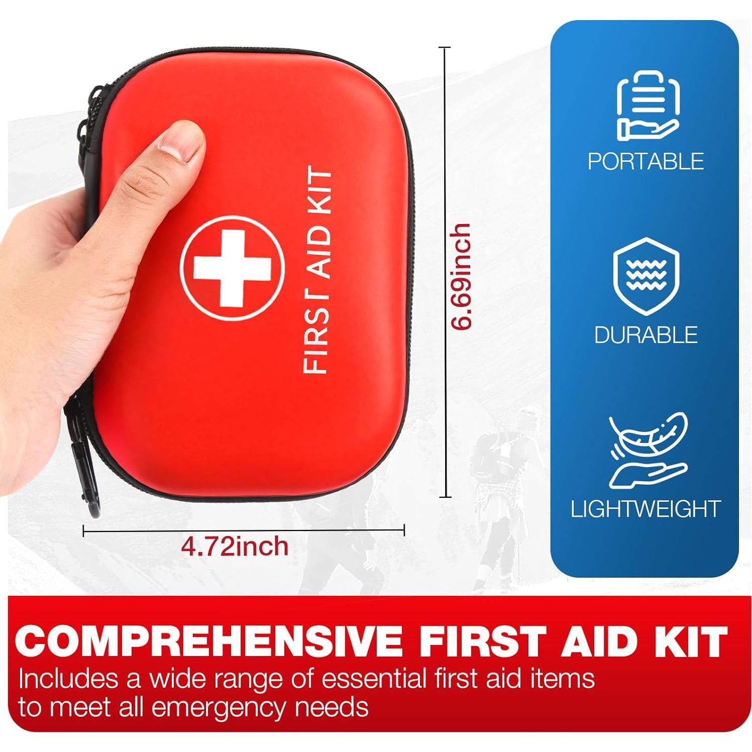 Kit de Primeros Auxilios 100 Piezas Daisiki Compacto y Portátil