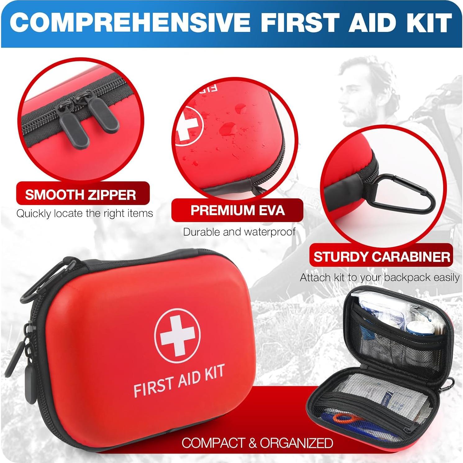 Kit de Primeros Auxilios 100 Piezas Daisiki Compacto y Portátil