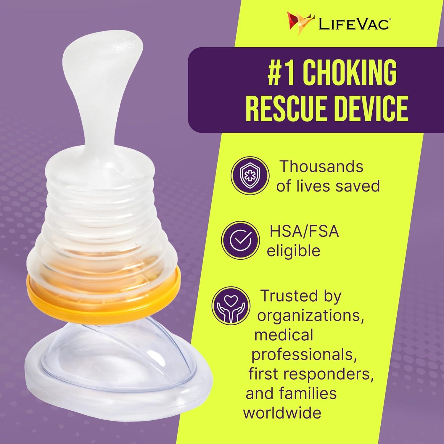 Kit de Rescate LifeVac Azul - Dispositivo de Succión y Primeros Auxilios