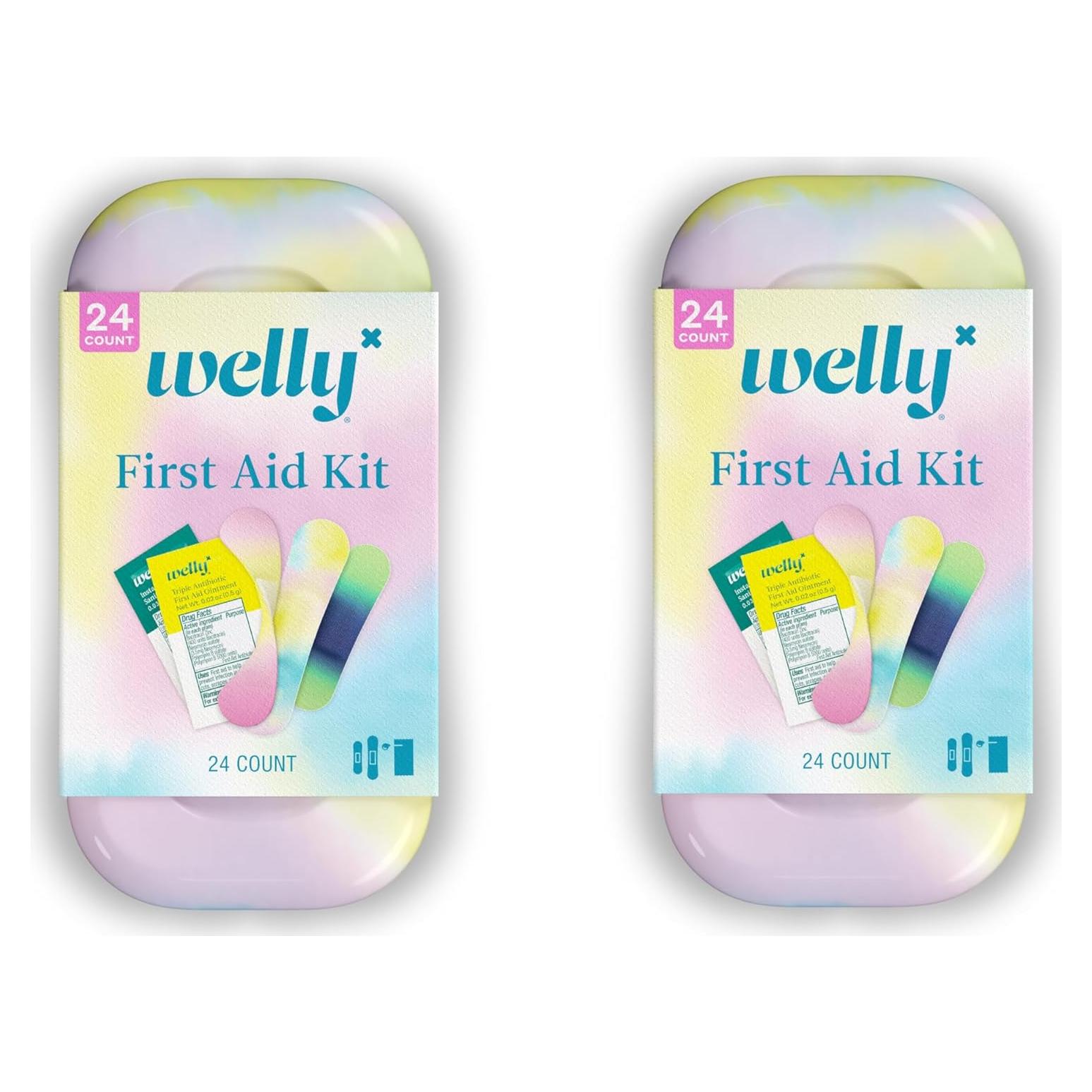 Kit de Primeros Auxilios Welly Quick Fix Tie Dye - 2 Paquete