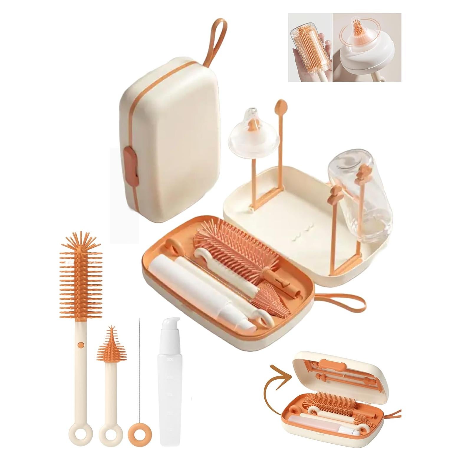 Kit de Limpieza de Botellas 7 en 1 Northway OneStore - Blanco