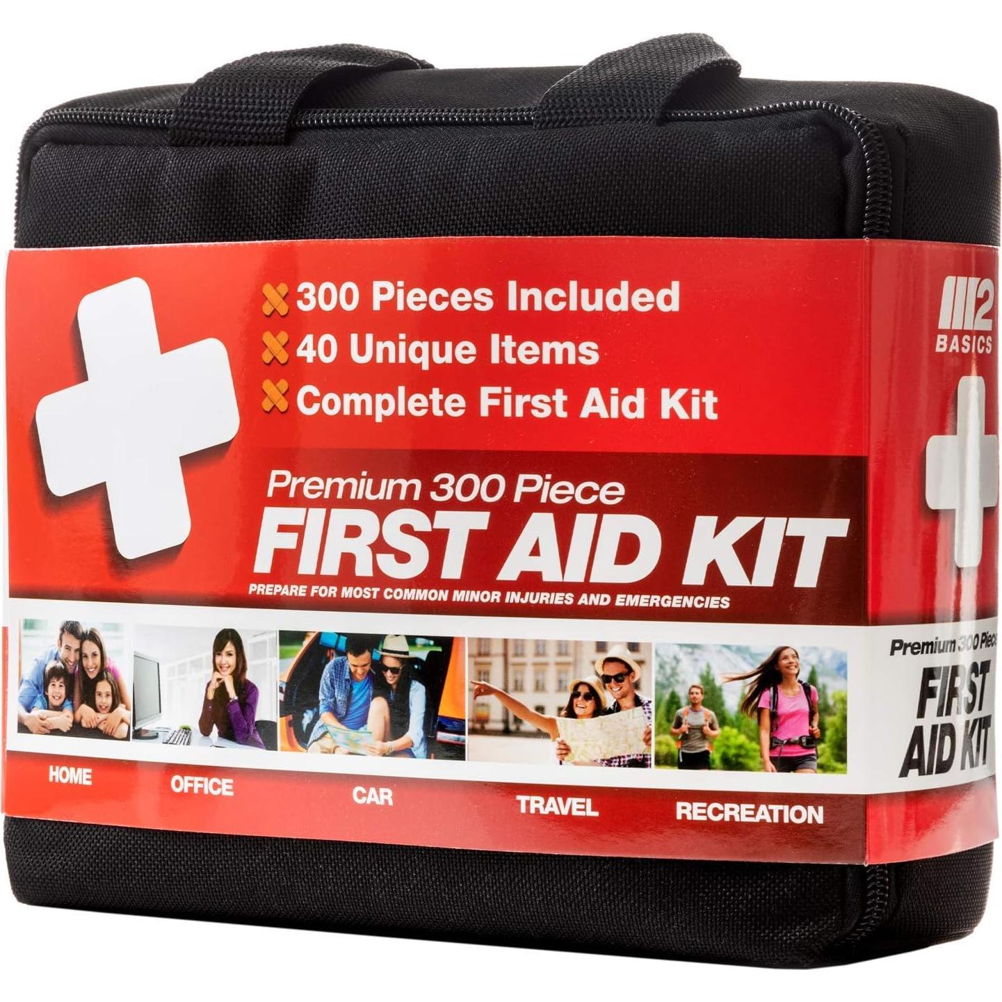 Kit de Primeros Auxilios M2 BASICS 300 Piezas para Emergencias