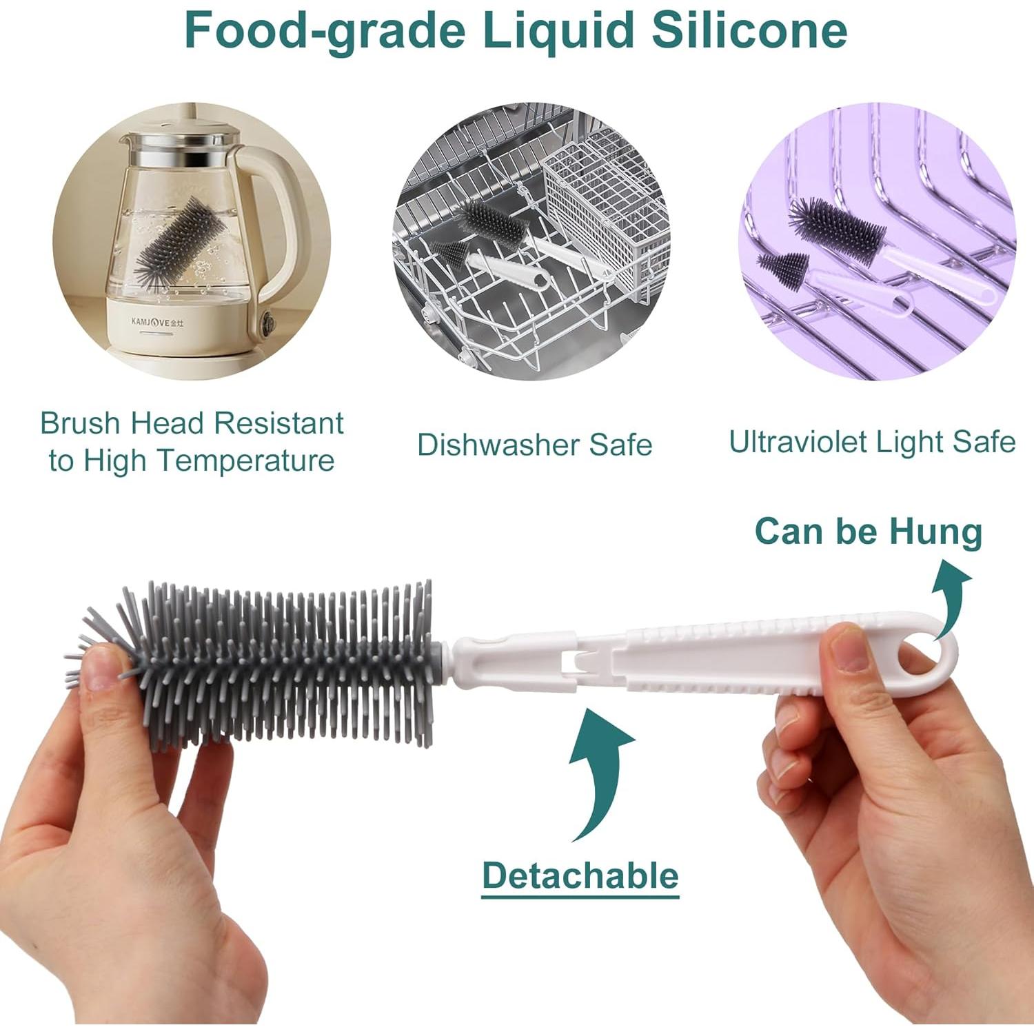 Kit Limpiador de Biberones 7 en 1 Snonerion Blanco