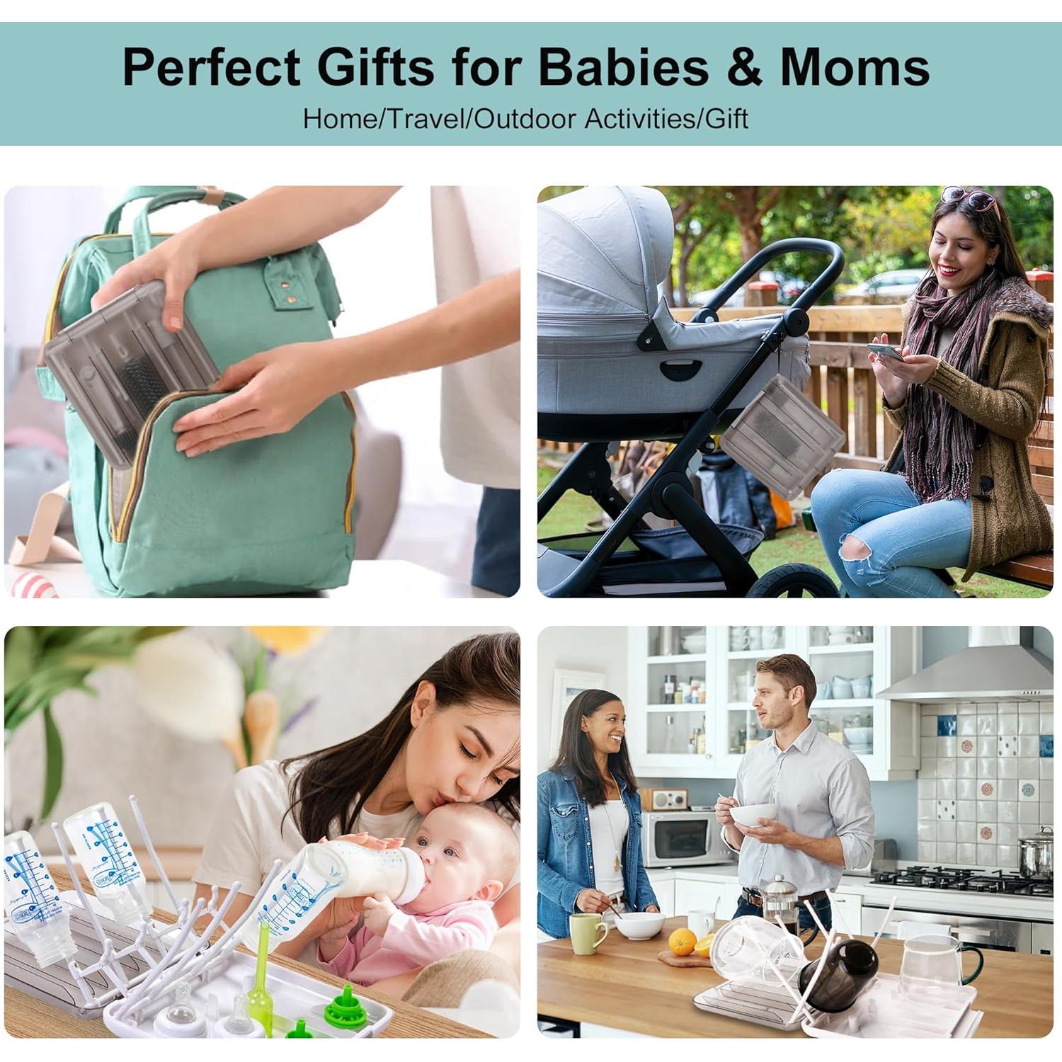 Kit Limpiador de Biberones 7 en 1 Snonerion Blanco