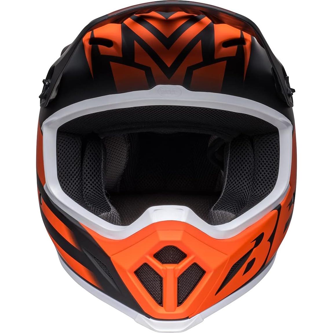 Casco de Motocross BELL MX-9 MIPS Disrupt Negro Naranja