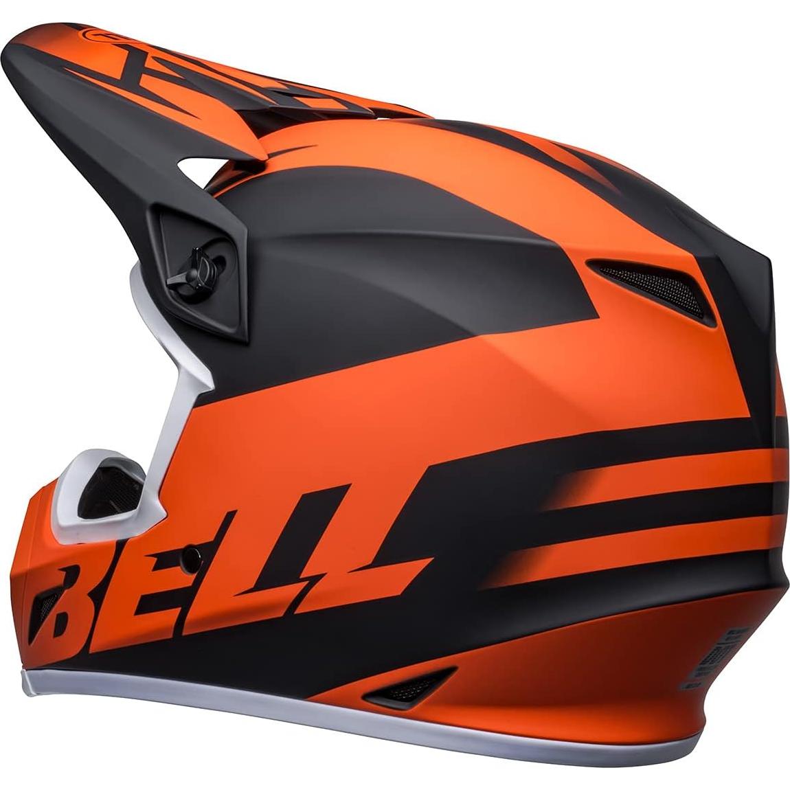 Casco de Motocross BELL MX-9 MIPS Disrupt Negro Naranja