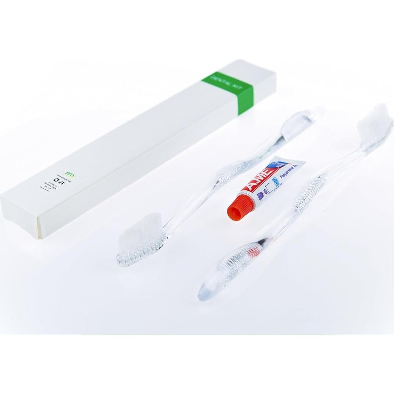 Kit de Cepillo de Dientes Desechable ECO Amenities - 100 Juegos