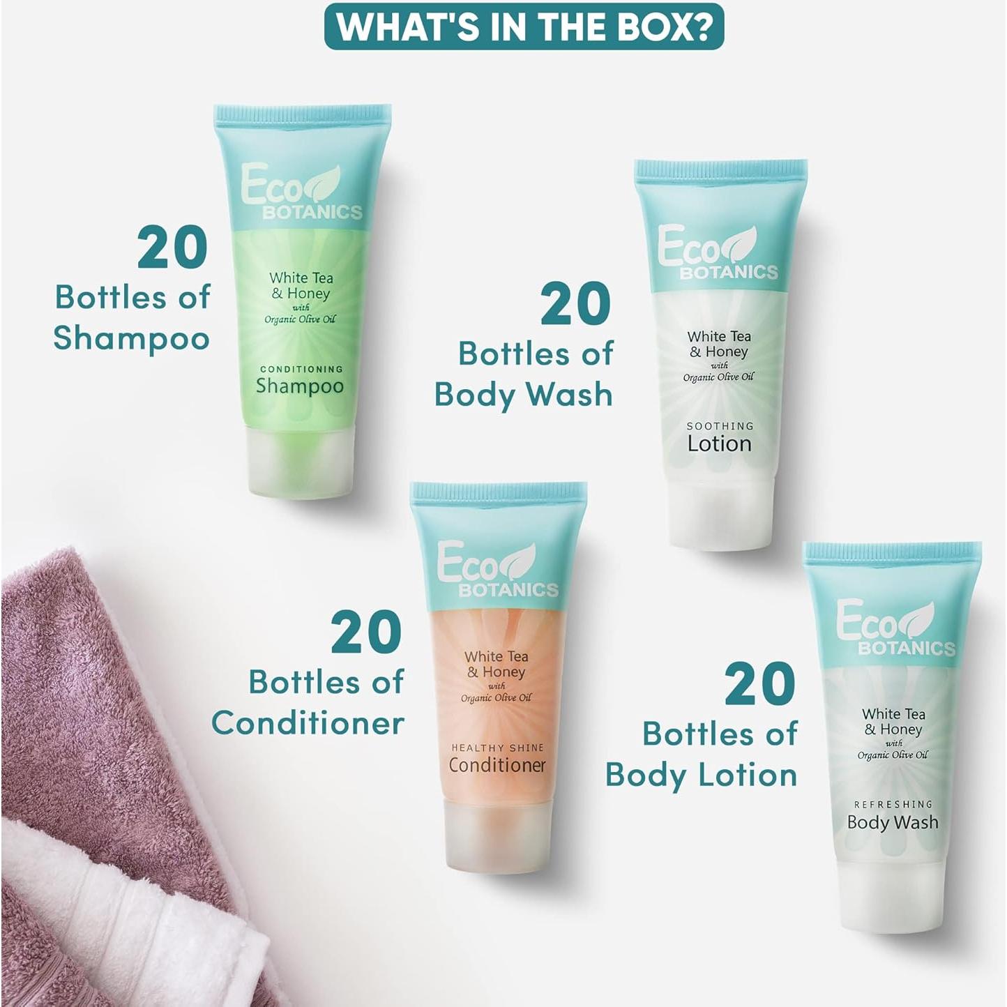 Juego de Artículos de Tocador Eco Botanics | Kit de 80 Piezas