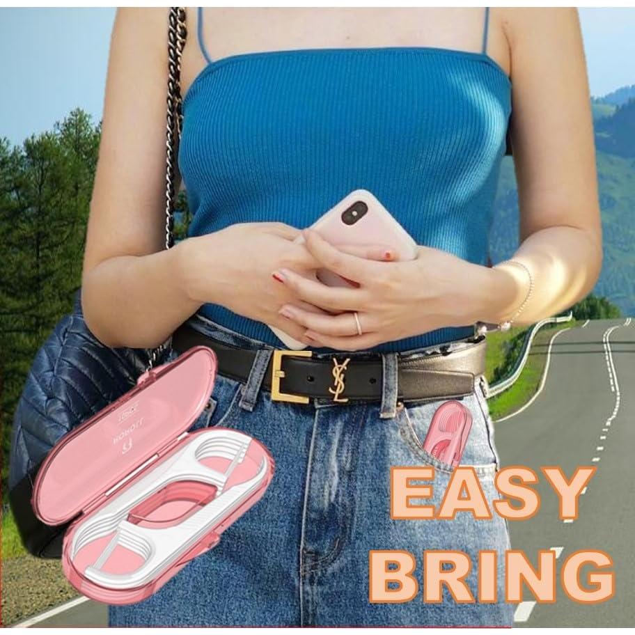 Hilo Dental de Viaje QUALIALL - 14 Paquetes, 140 Piezas Premium