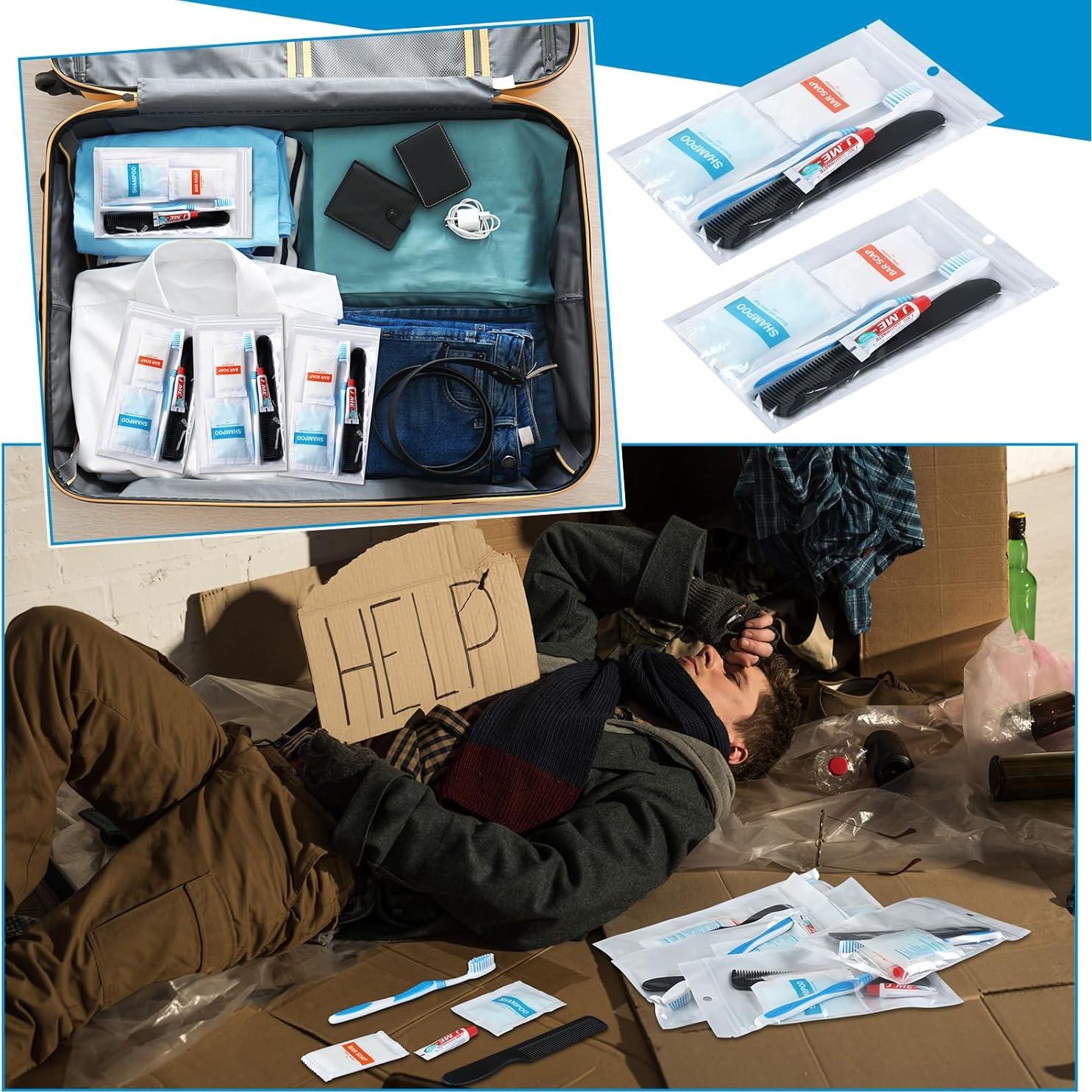 Kit de Higiene Personal 48 Sets Newtay - Jabón, Champú, Cepillo