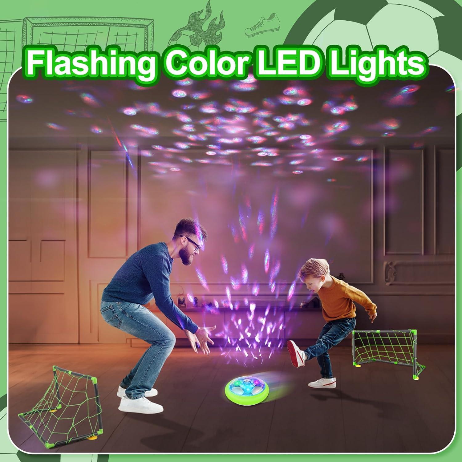 Pelota de Fútbol Flotante Growsland con Luces LED y Metas