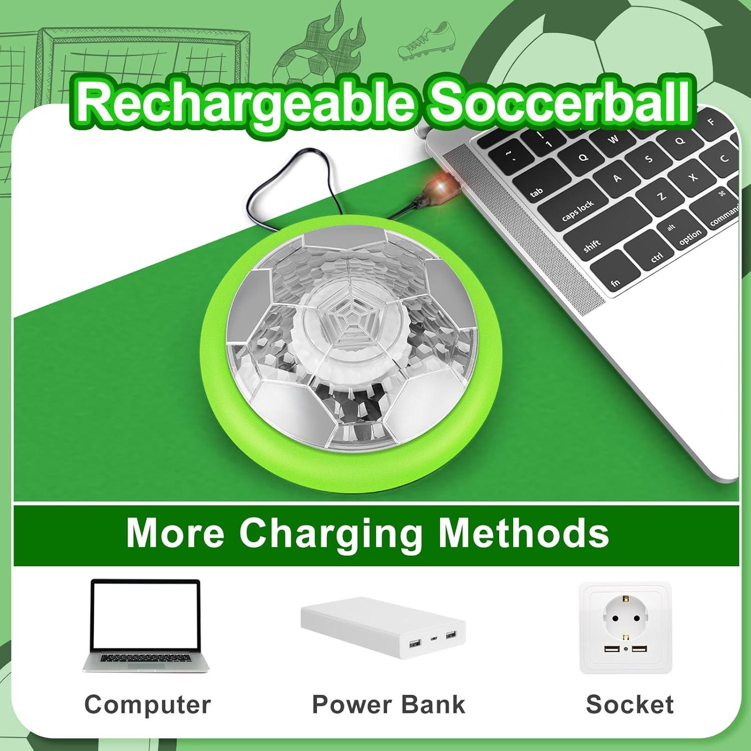 Pelota de Fútbol Flotante Growsland con Luces LED y Metas