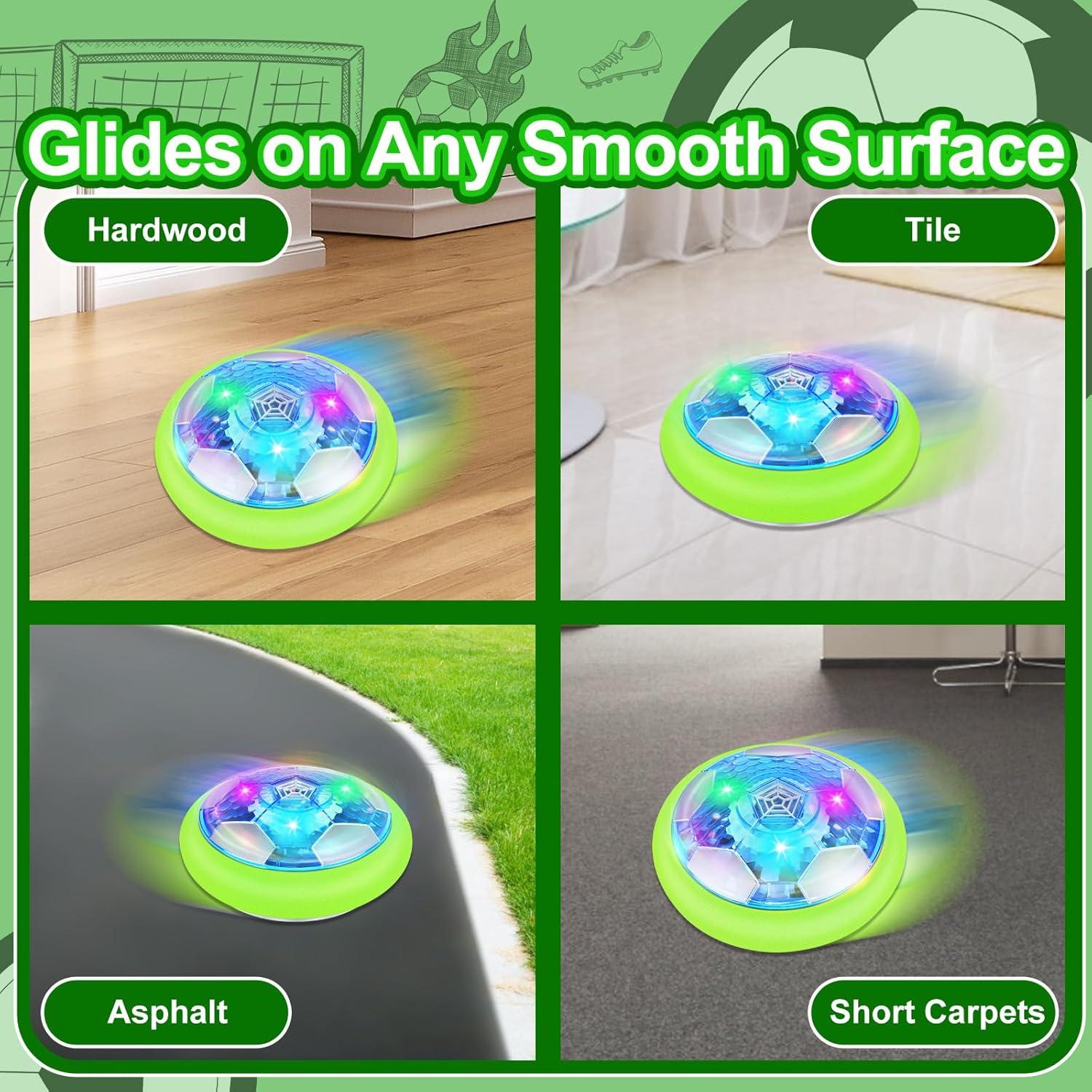 Pelota de Fútbol Flotante Growsland con Luces LED y Metas