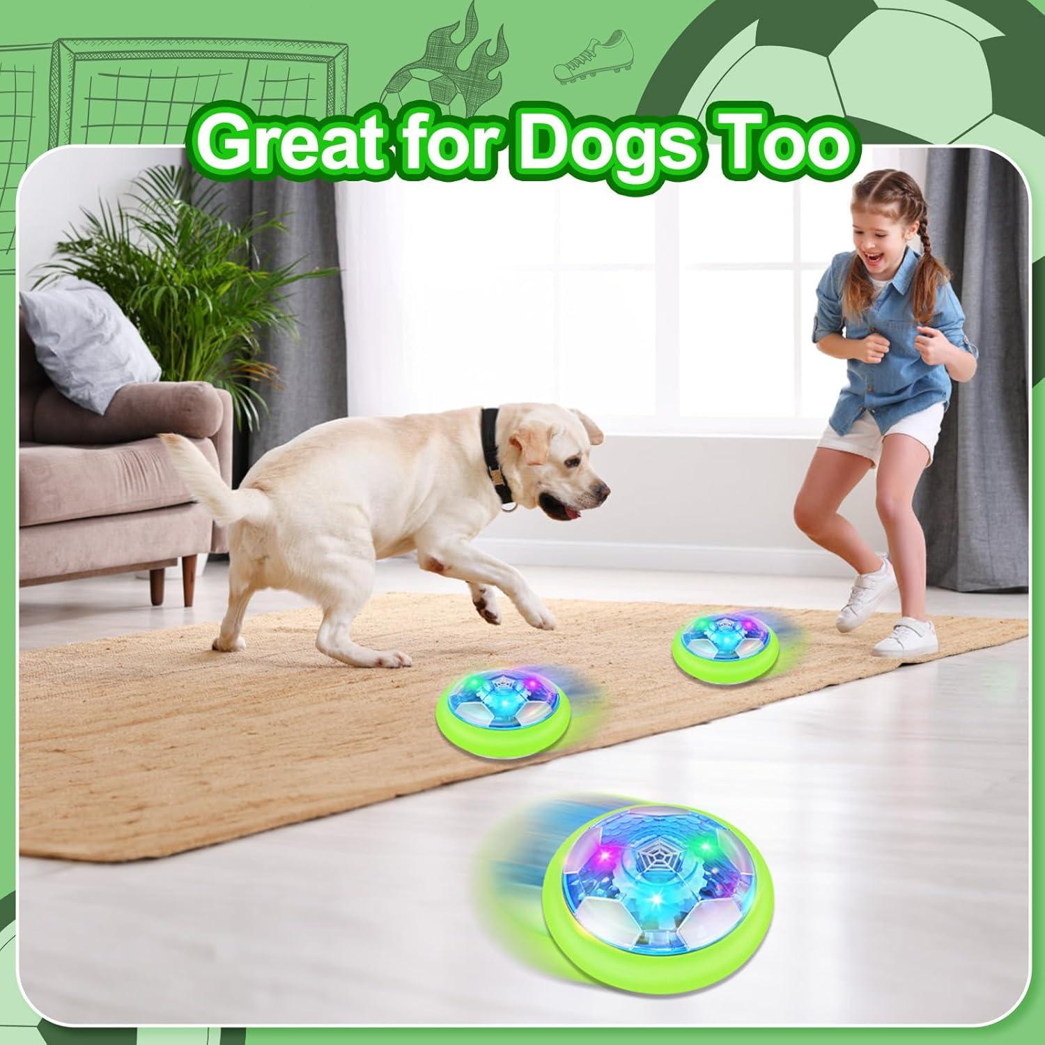 Pelota de Fútbol Flotante Growsland con Luces LED y Metas