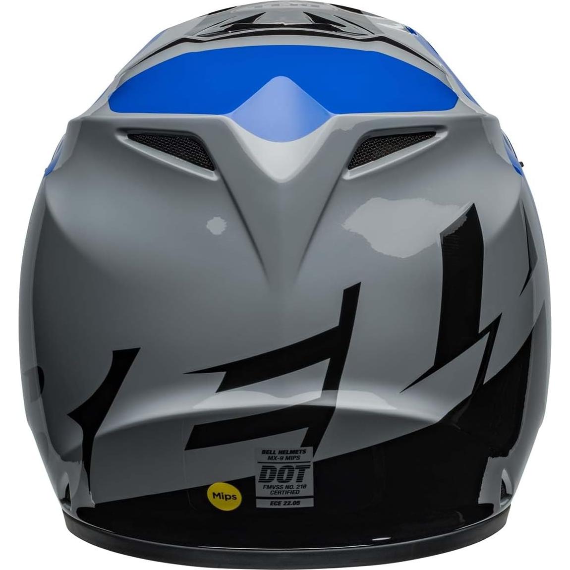 Casco de Motocross BELL MX-9 MIPS Azul Alter Ego