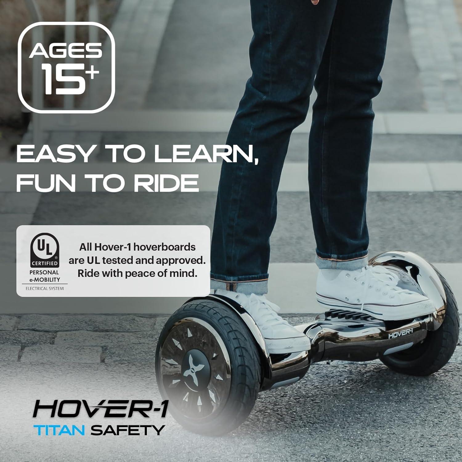 Hoverboard Eléctrico Hover-1 Titan 10" Bluetooth 500W 13KM