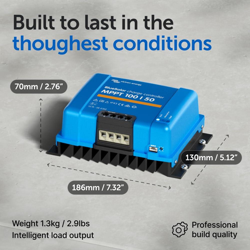 Controlador de Carga Solar MPPT Victron 100V 50A 12/24V