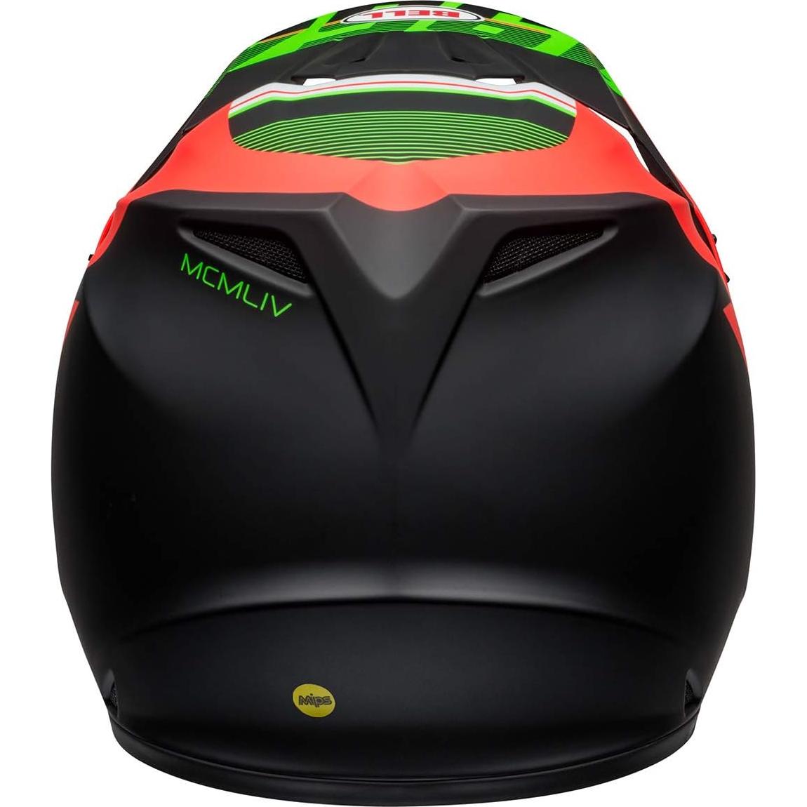 Casco de Motocross BELL MX-9 MIPS Mediano Verde Negro