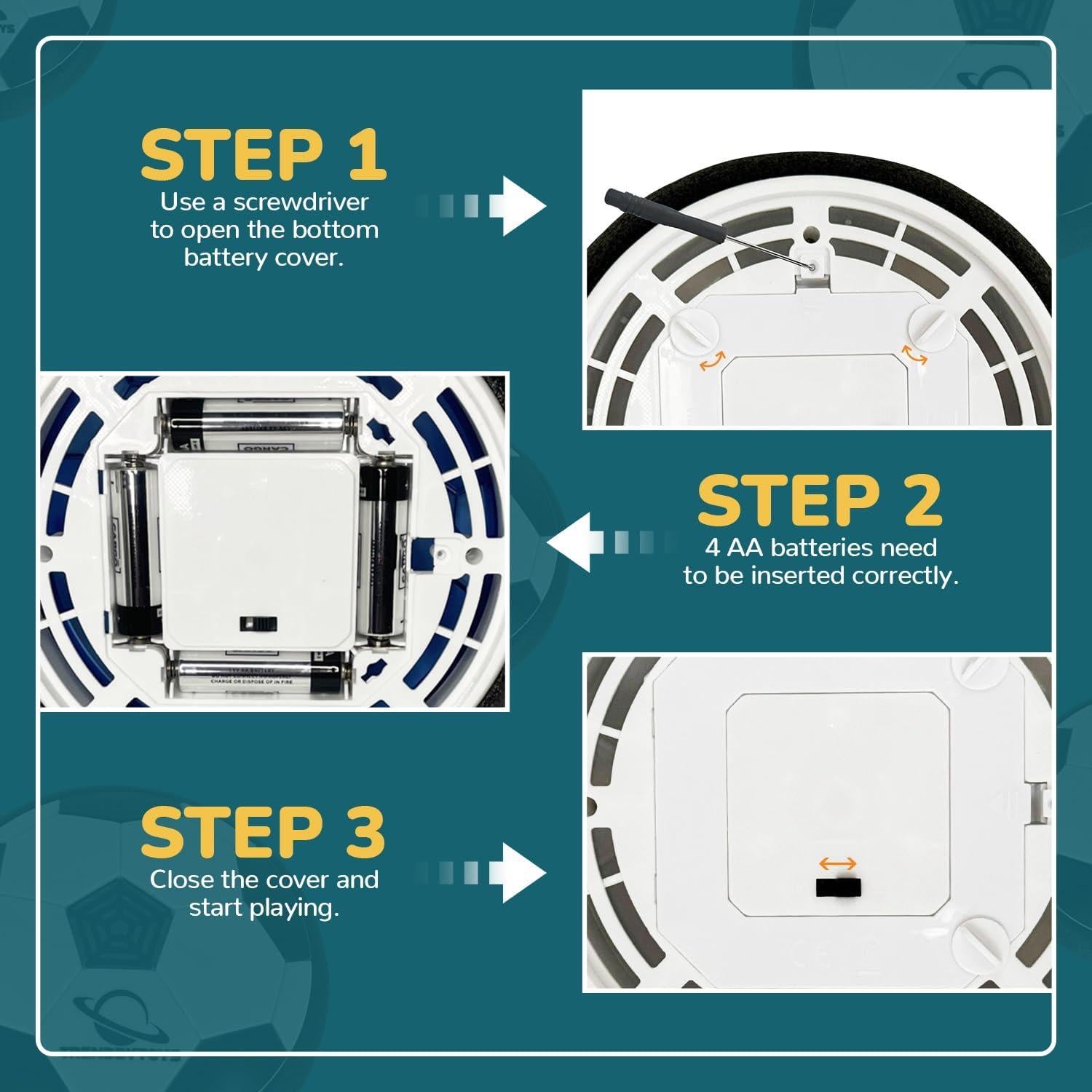 Pelota de Fútbol Flotante TrendyToys - Juego de 2 Pelotas LED