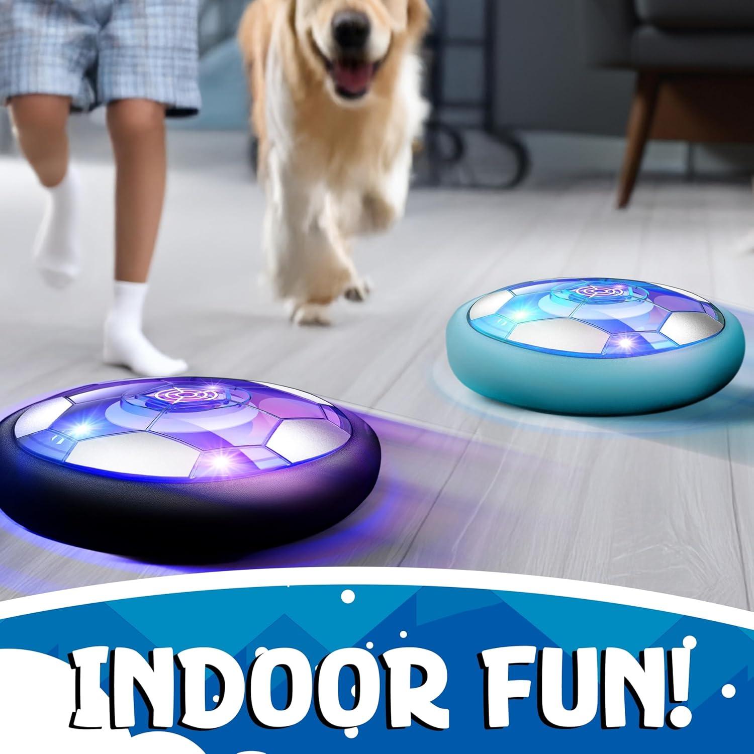 Conjunto de 2 Pelotas de Fútbol Flotantes JoyX LED 17.5 cm