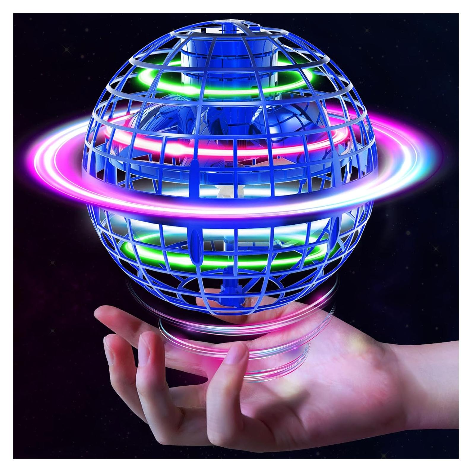 Bola Voladora Drone Controlado a Mano Tikduck Azul 10cm