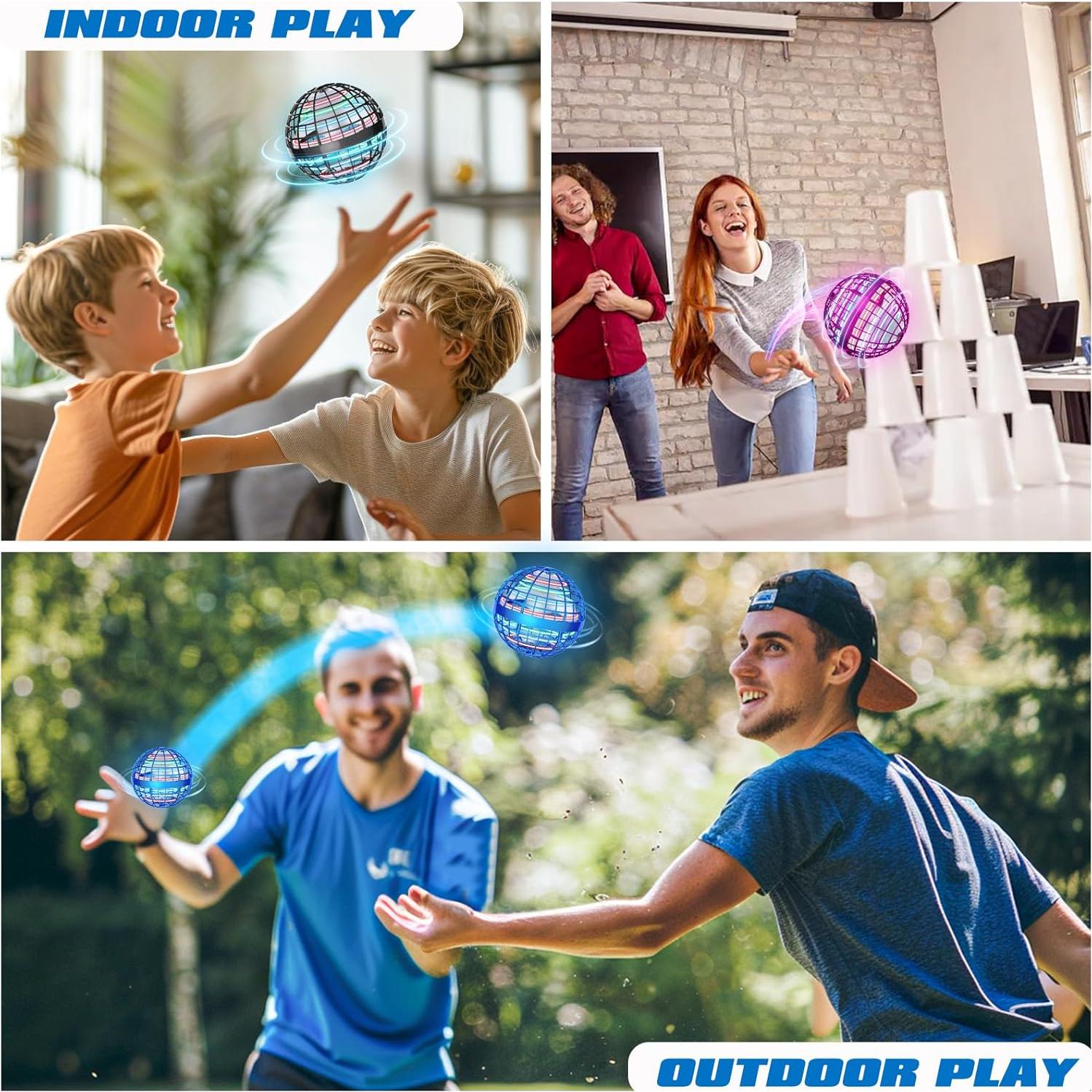 Bola Voladora Galáctica UROINT Mini Drone Azul 9.4 cm