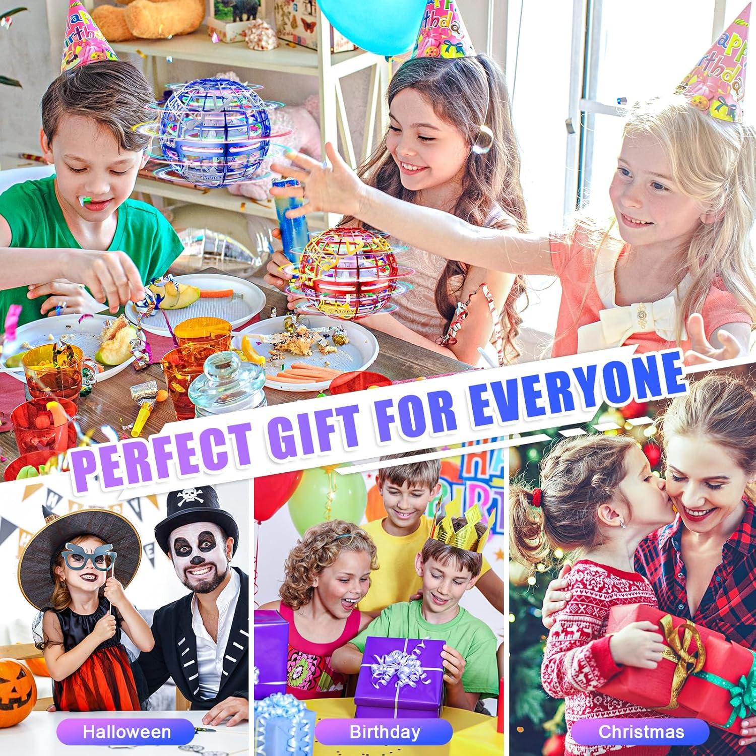 Bola Orbital Voladora RIEYON 10.67 cm 6 Efectos RGB Juguete