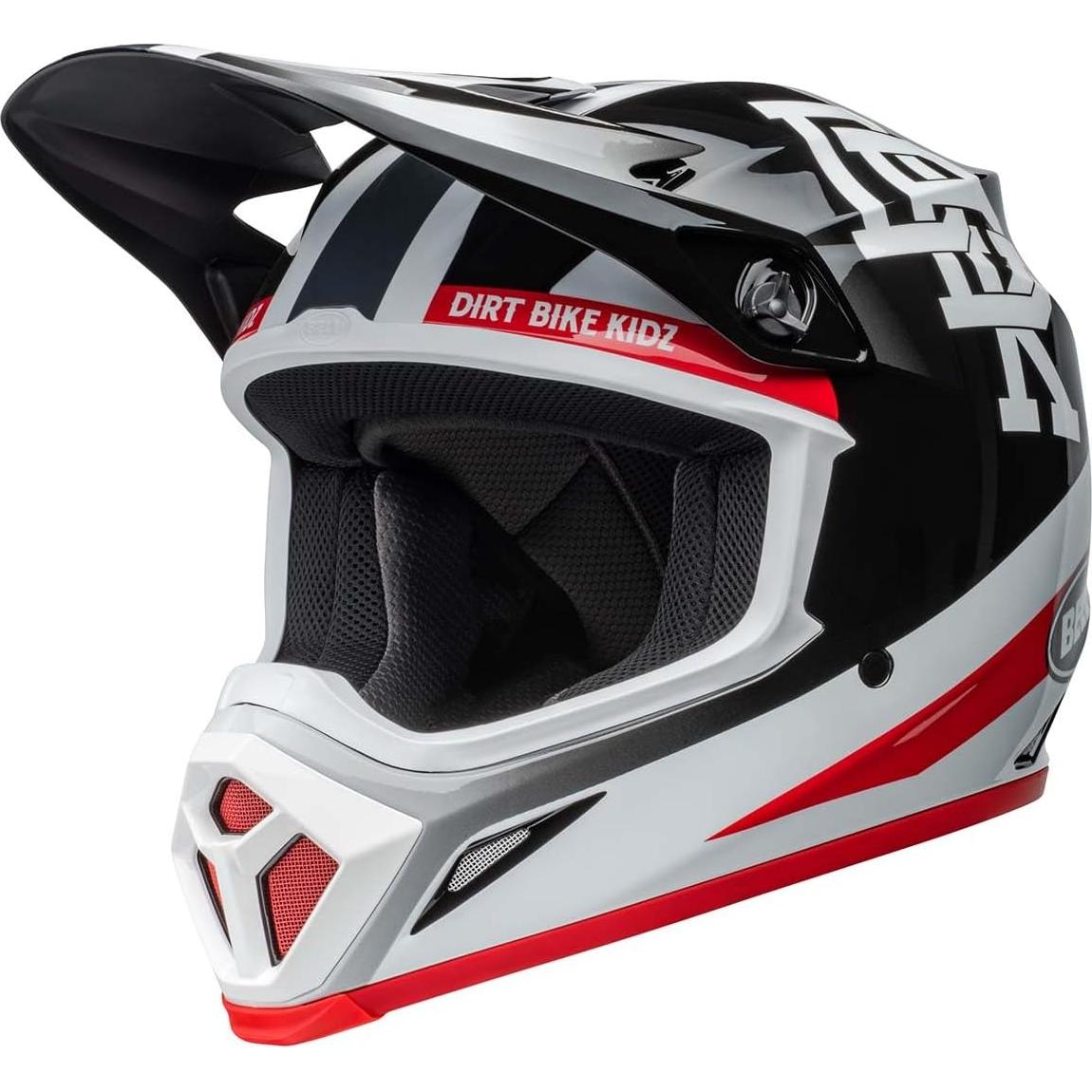 Casco BELL MX-9 MIPS Motocross Grande Negro/Blanco