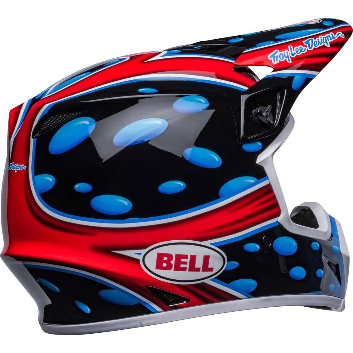 Casco BELL MX-9 MIPS Motocross Mediano Negro/Rojo