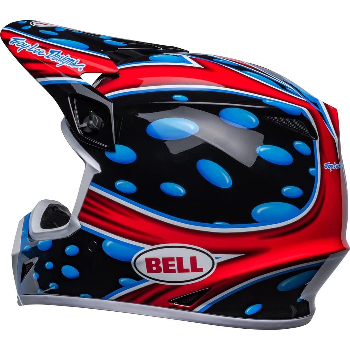 Casco BELL MX-9 MIPS Motocross Mediano Negro/Rojo